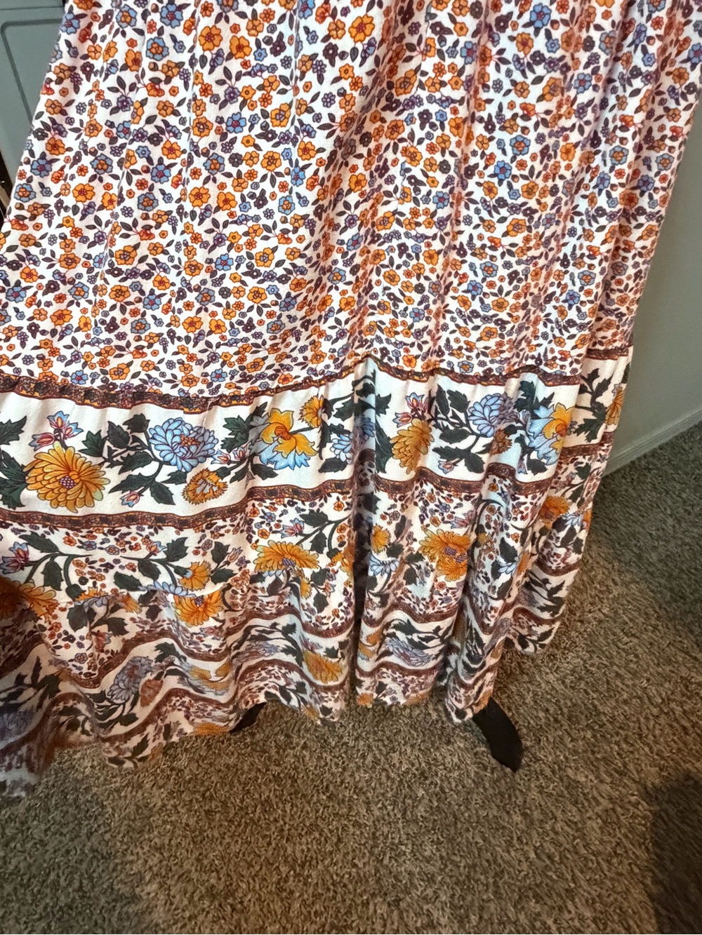 Umgee Floral Maxi Dress - Picture 8 of 12